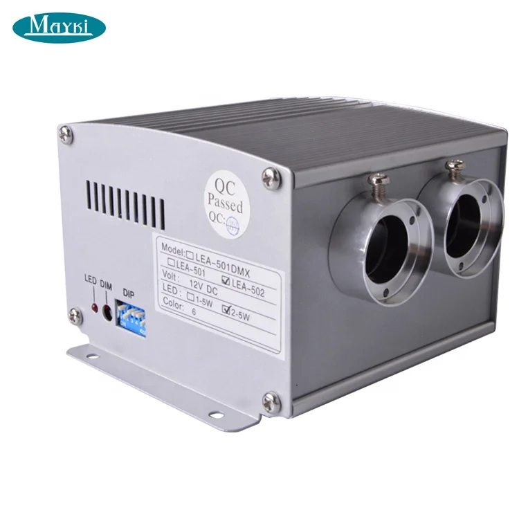 LEA-502 10W LED fiber optic illumination with twinke wheel inside