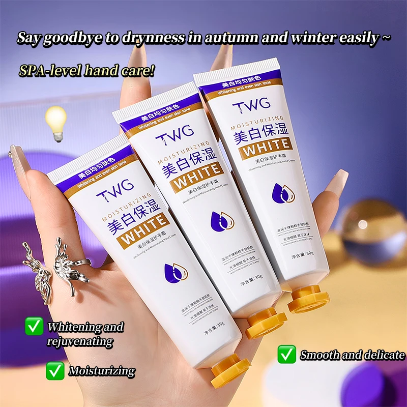 TWG Refreshments Hand and Nail Cream Anti Cracking Anti Chaps Skin Care Products Hand Care Moisturizing Whitening Hand Cream