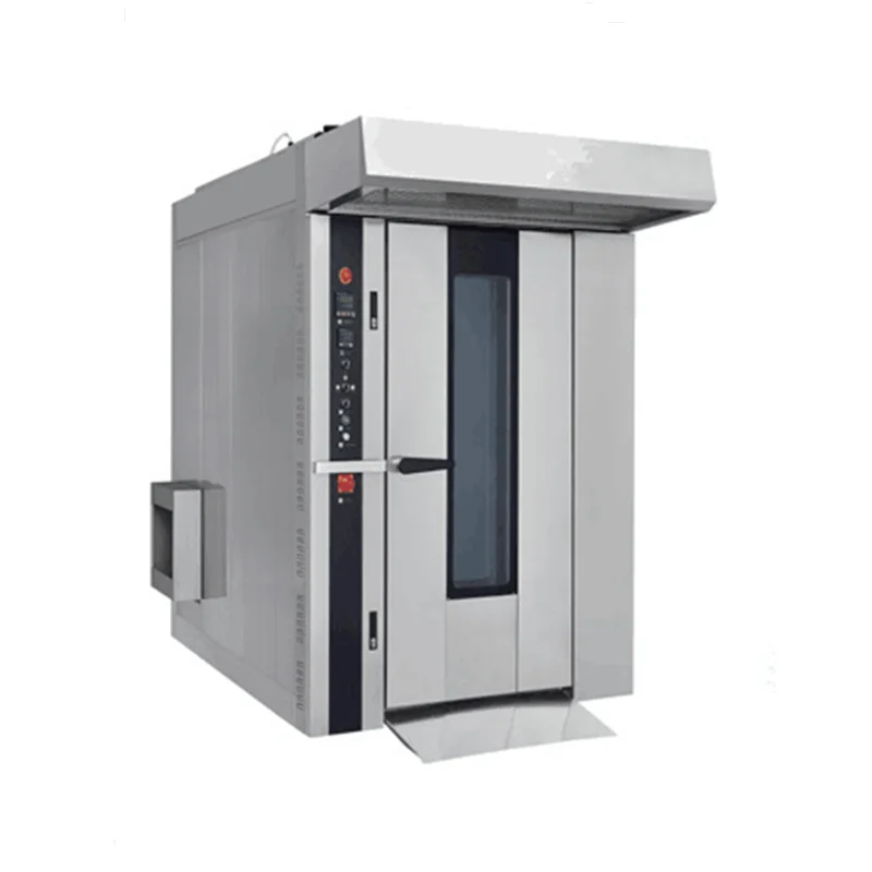 Commercial Bread Baking Oven Electrical Gas 32 Tray Rotary Oven For Bakery Rotating Baking Oven For Sale