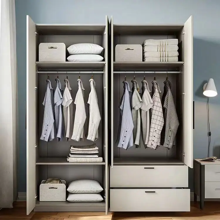 cheap pvc covered door  modern wardrobe  bedroom wardrobe