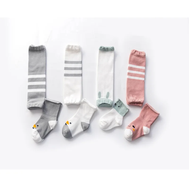 100% Cotton Sweat-Absorbent Anti-slip Spring For Diabetic Anti-Foul Anti-Bacterial Sustainable Breathable Cute Baby Socks