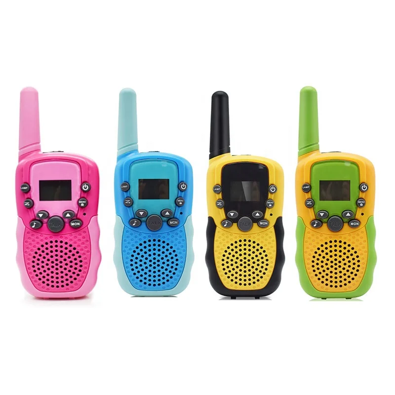 Новая Подарочная коробка, 4 цвета, Amazon, Лидер продаж, двухсторонняя радиостанция, игрушки, рация, Детская рация для детей