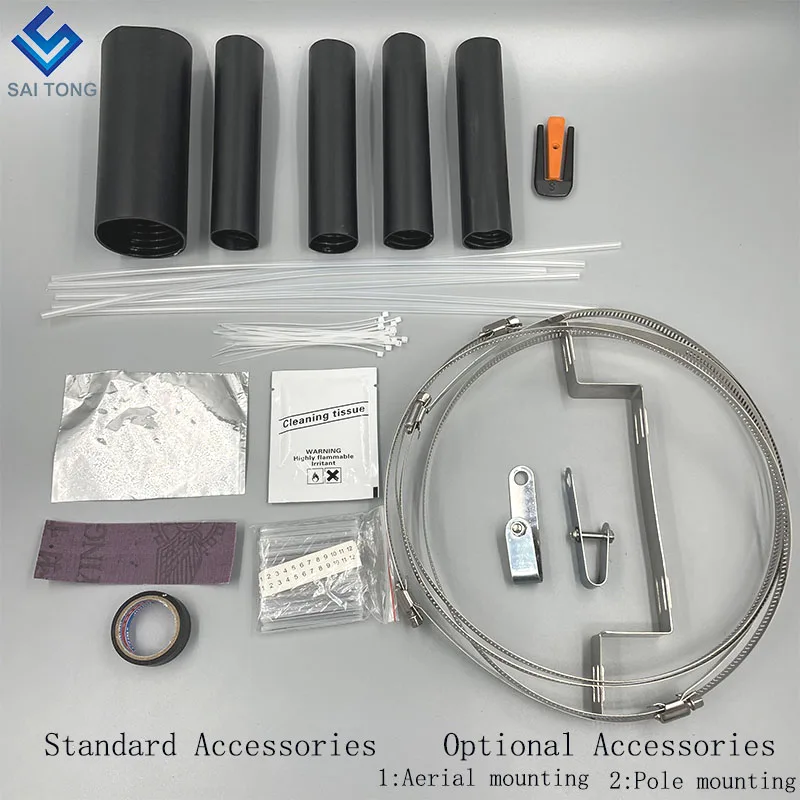 1 in 4 out  Hot Sell Heat shrinkable sealing 48 96 144 288Core FTTH Dome Vertical fiber optic splice joint box terminal closure