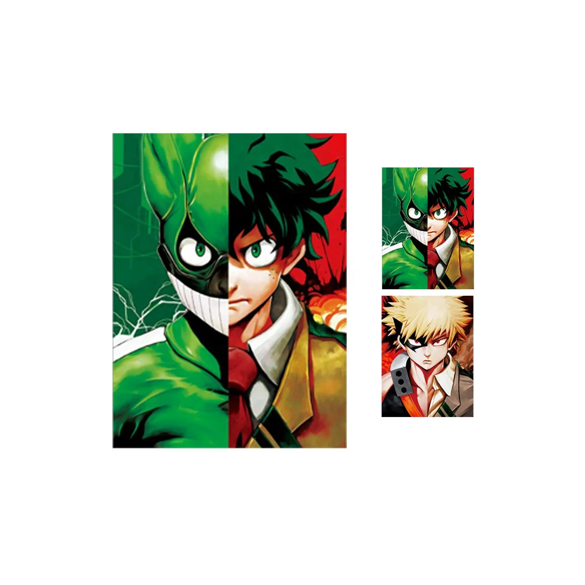 Stock Over 500 Designs Newest Style 3D Flip Effect Pictures 3D Lenticular Printings 3D Anime Posters for Home Decor