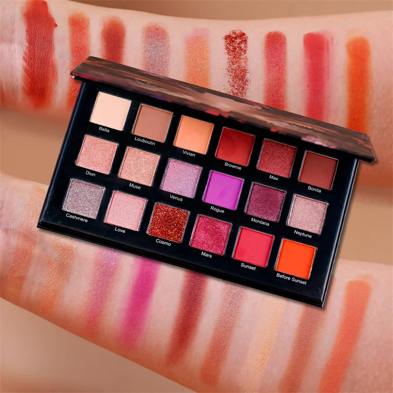 Cheap Nude Palette Custom Logo Loose Pigments Low Moq Eyeshadow Palette