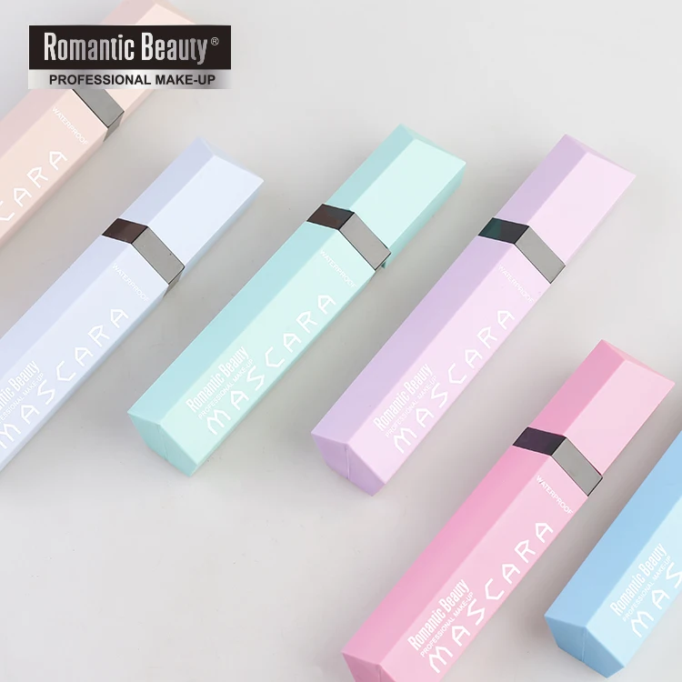 Romantic Beauty 3D Volume Mascara Makeup Fiber Lash Mascara Waterproof Mascara Extension Thick Long Curling Eyelash