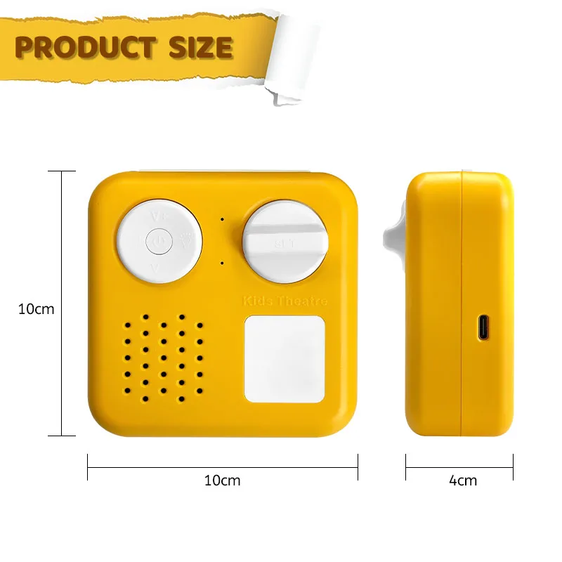 Portable Story Machine for Kids 600mAh li-ion Battery Multifunction Card Reader with Music Night Light Story Teller Sound Player