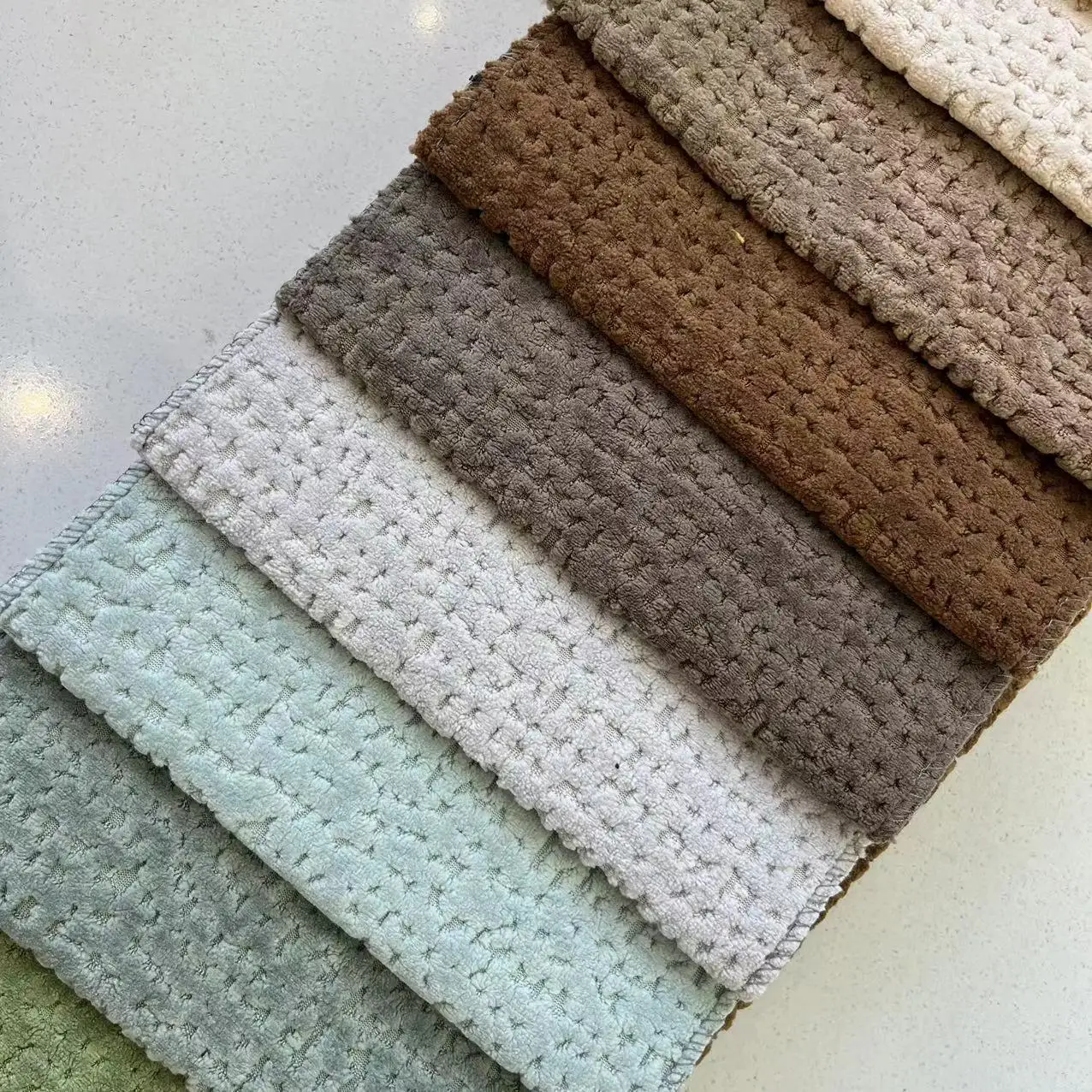 New type jacquard sofa upholstery fabric with printing for sofa toys bags high quality soft hand-feeling