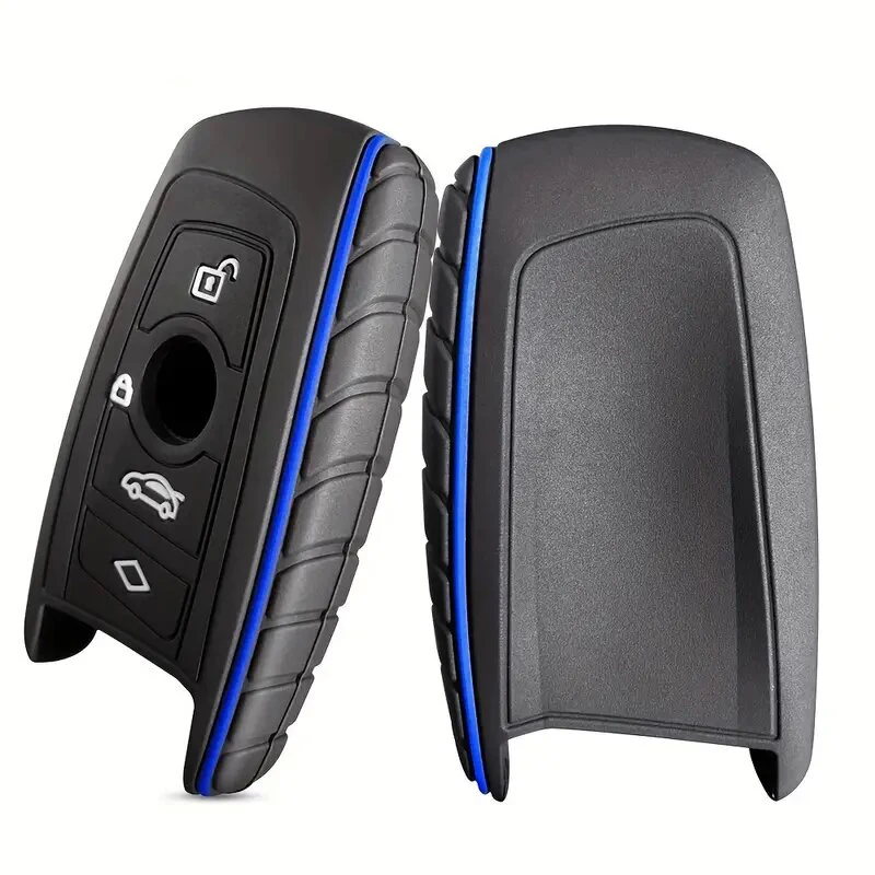 Waterproof Luxury Soft New Keyless Key Fob Shell Skin Protector Silicone Car Key Cover For Bmw