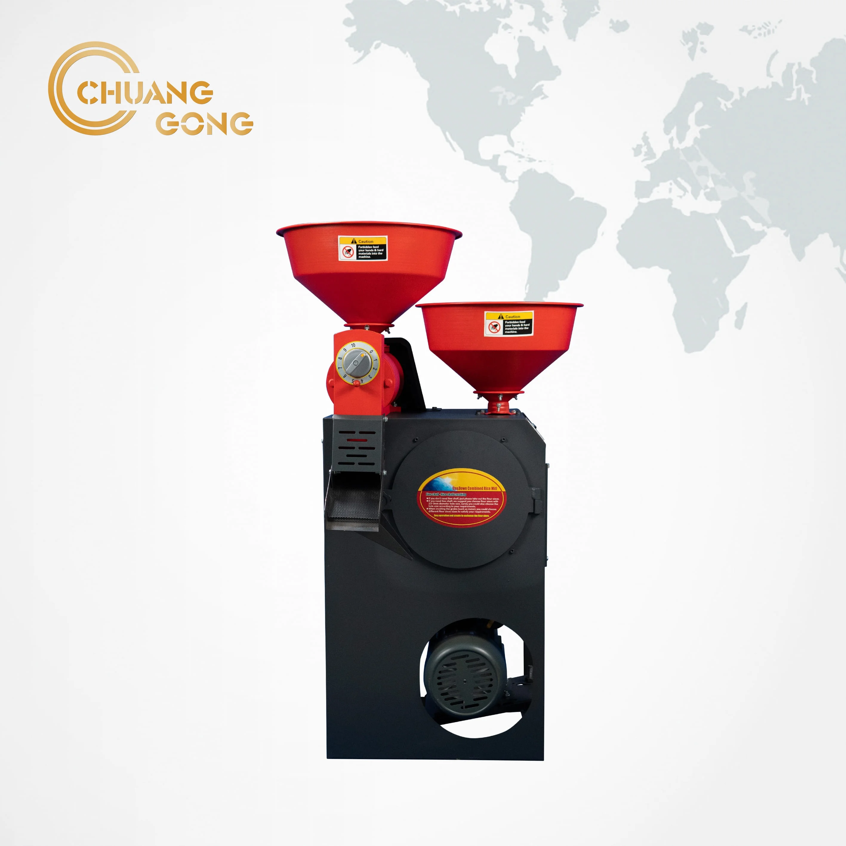 
Small up & down combined rice mill with flour mill machine 6N40-9FC20 