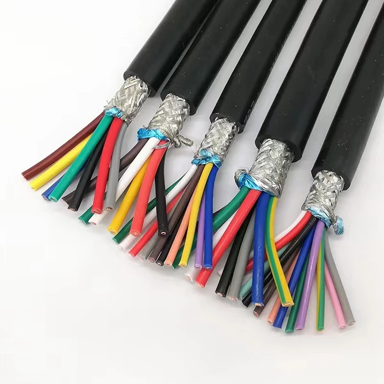 Signal Transmission Computer Cable Multi-core Copper Conductor for Instrument Fire Resistant DJYVP DJYPVP DJYPVP22 Cable