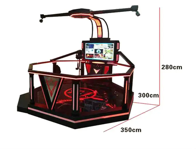 Hottest selling product Shooting Interactive VR walking space platform VR Space walker indoor amusement