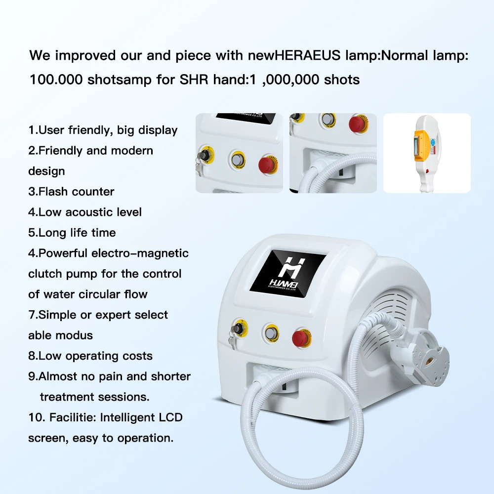 Weifang Huamei Portable IPL filters ipl hair removal ice cooling professional ipl machine
