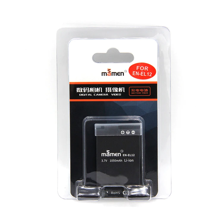1050mAh 3 7 V Профессиональная цифровая камера батарея NIkon EN-EL12 для Nikon