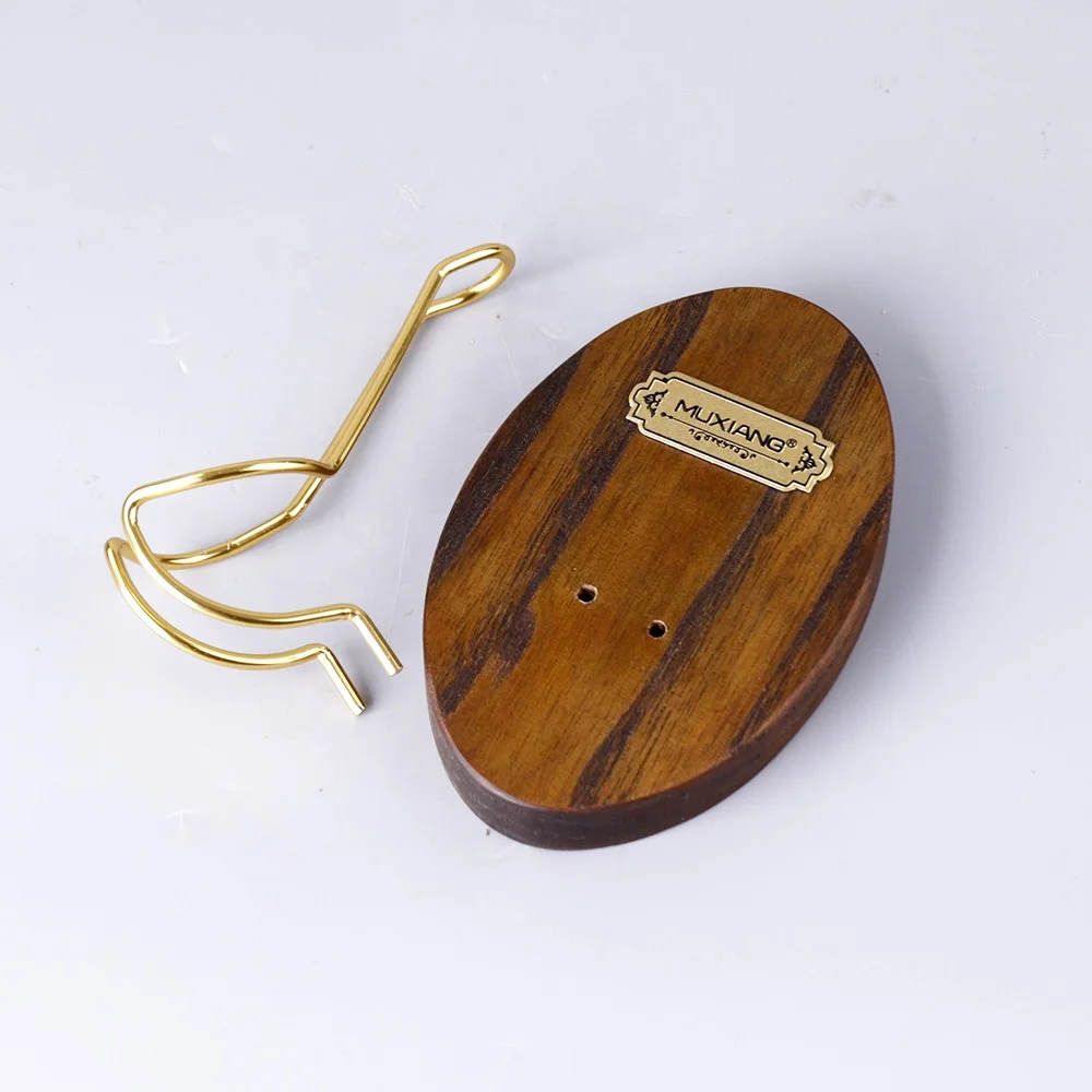 MUXIANG Быстрая отправка подставка для табачной трубки из натурального дерева одно сиденье держатель курительной деревянной Briar