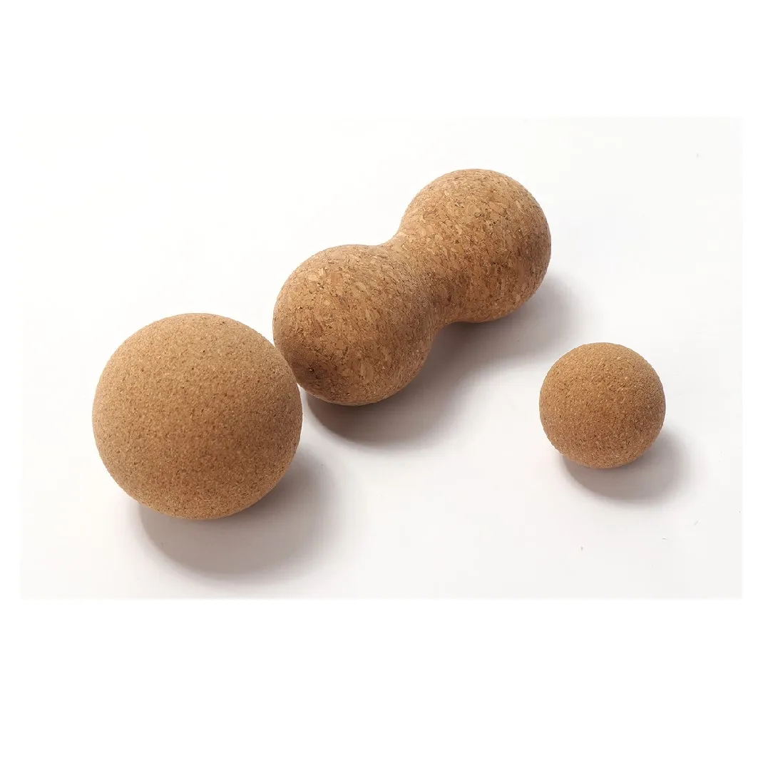 New Arrival Custom Printed Logo Massage Soft Set Cork Yoga