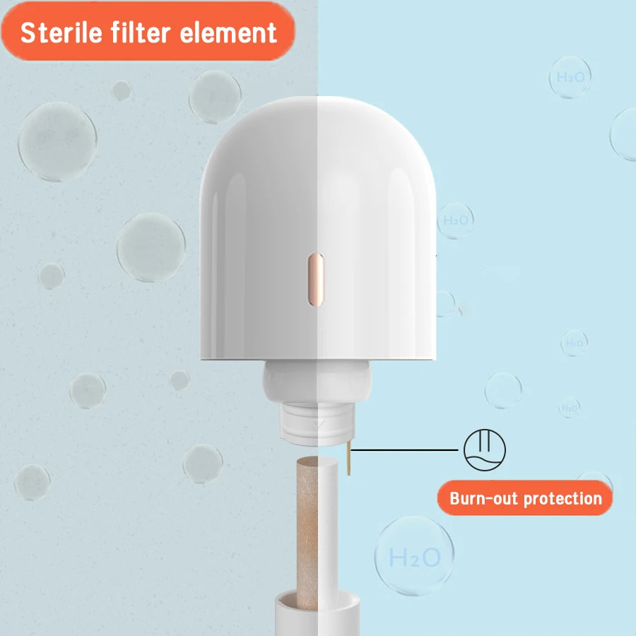 Safe sterilization cabin filter humidifier wireless NM 50ml spray diffuser two gear adjustment 12-hour endurance mini humidifier