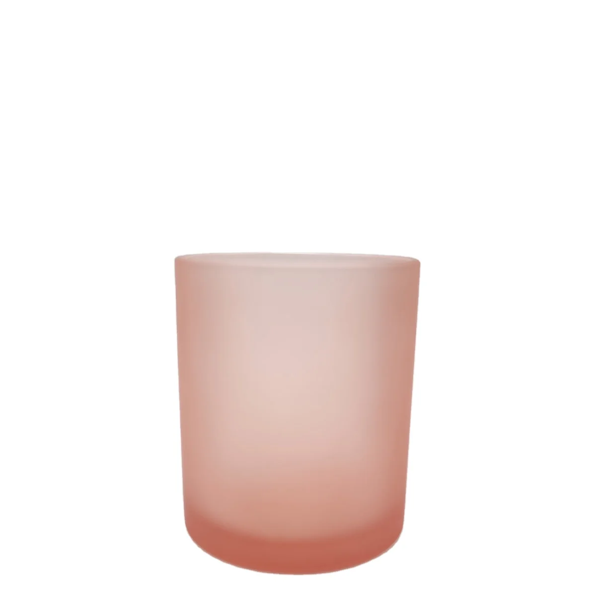 High Quality empty glass jars bottles solid color round decorative candle jars for candle making wholesale