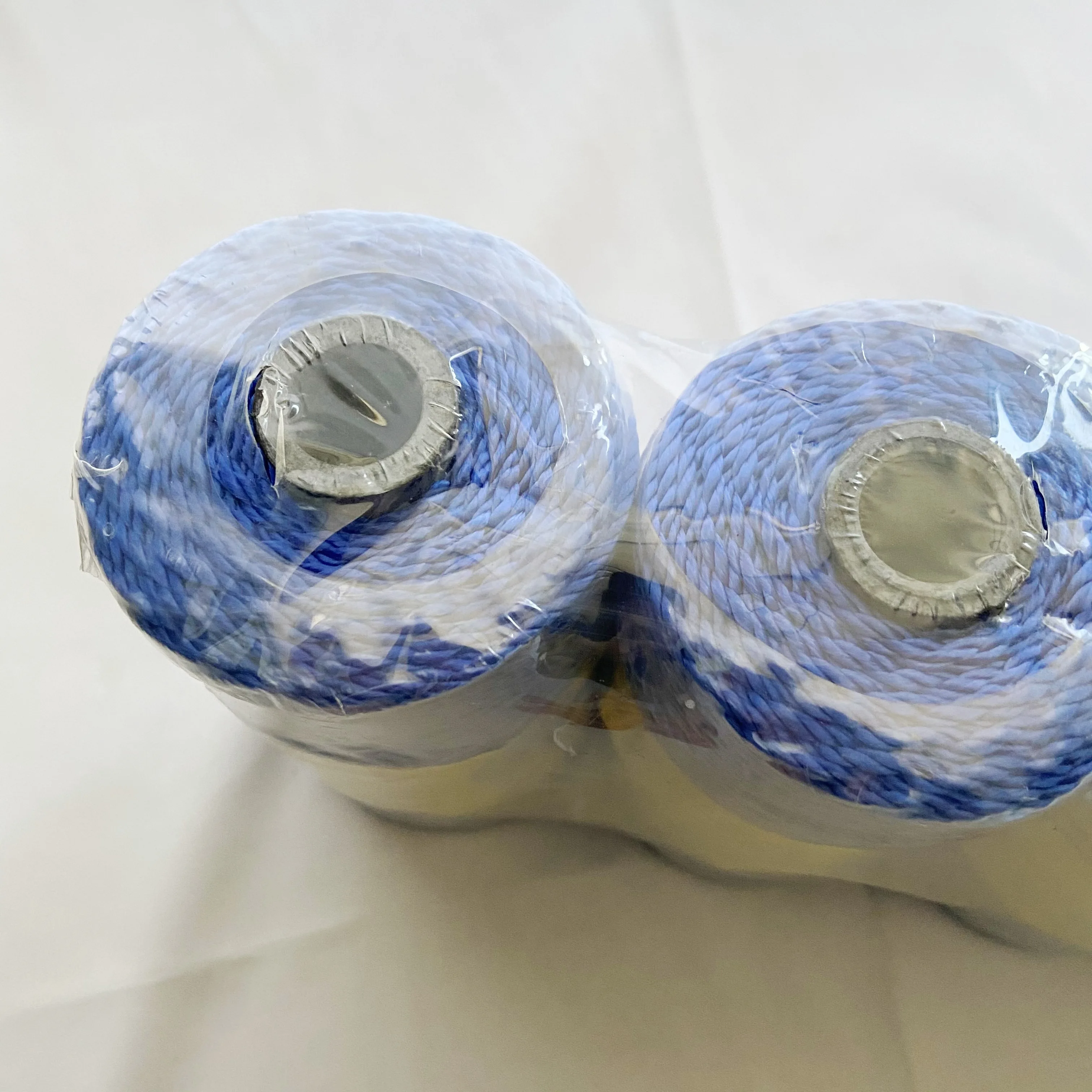 100% Polyester Multifilament Fishing Twine Ring Spun Twisted Nylon Twine 210D/3-150 Ply