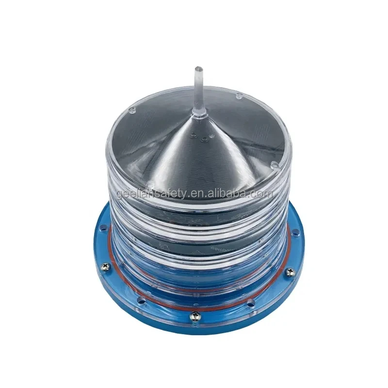 Marine Solar Navigation Light IP68 Short Range IR Programmable Solar Marine Lantern Offshore Buoy Navigation Light For Sale