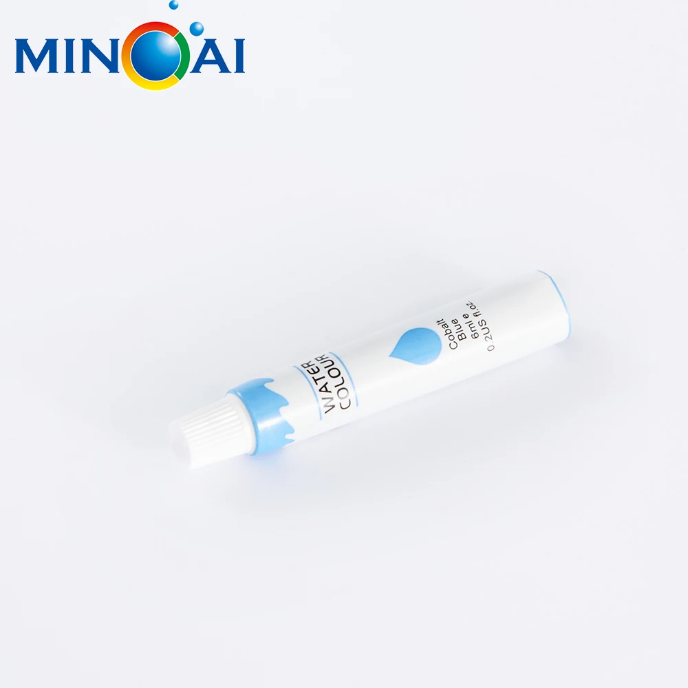 Custom Different Colors Aluminum Empty Laminated Acrylic Paint Colors Set Tube Packaging