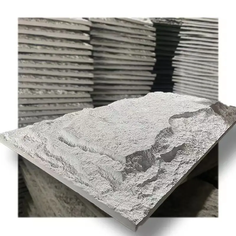 Polyurethane feather stone wall panels Waterproof Pu material art wall tile 3D PU culture stone wall panel for house decor