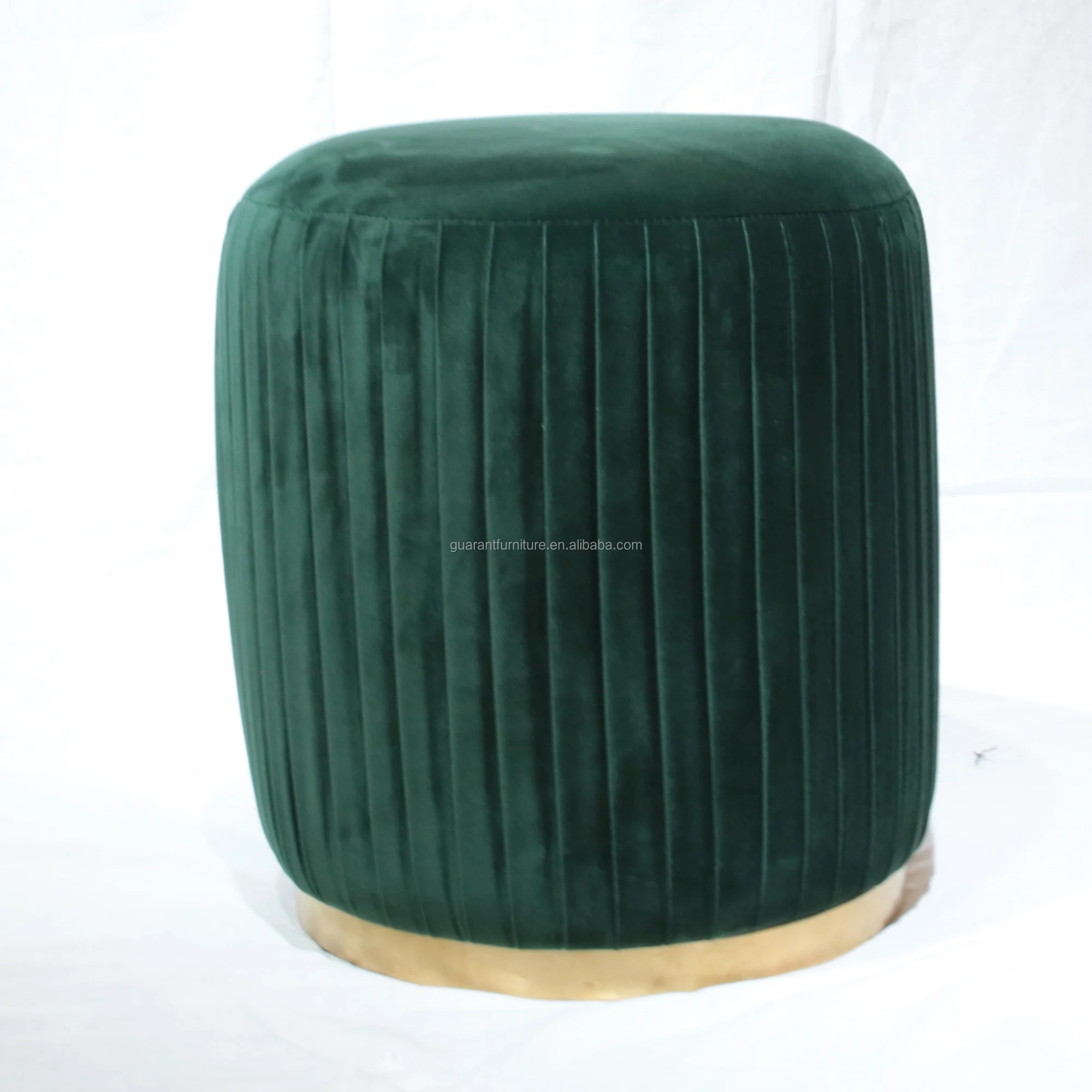 Круглый Бархатный пуфик круглого спонжа Османской