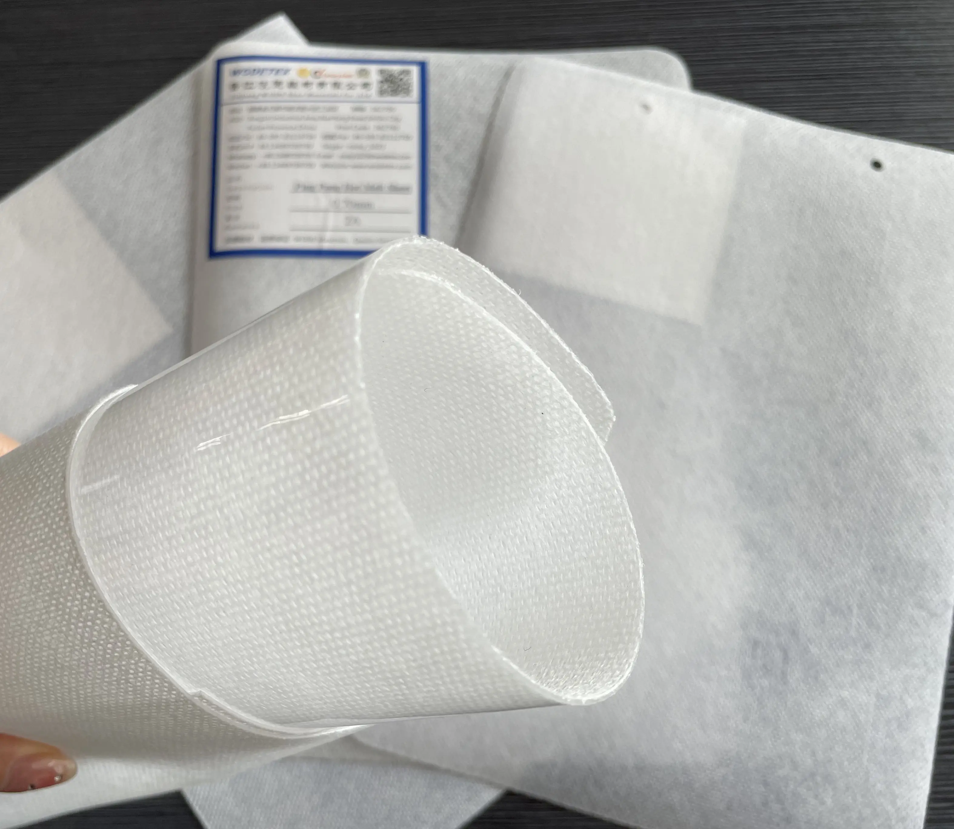 Factory Own Manufacture Ping Pong Hot Melt Sheet Spunlace Hot Melt Glue Sheets for Shoe Insole Materials