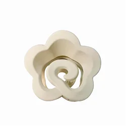 New Design High Quality Fashion Mini Hair Accessories Cloud Rose Flower Plastic Matte Girl Hair Clip