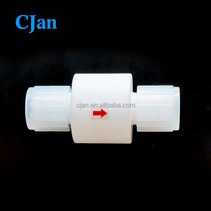 PTFE обратный клапан с гайками PFA для высокочистого полупроводника