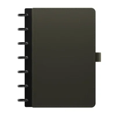 148x210mm  1mm sponge+50C frosted PP stitching round corner Apple skin PU Cover Disc binding customizable journal notebook