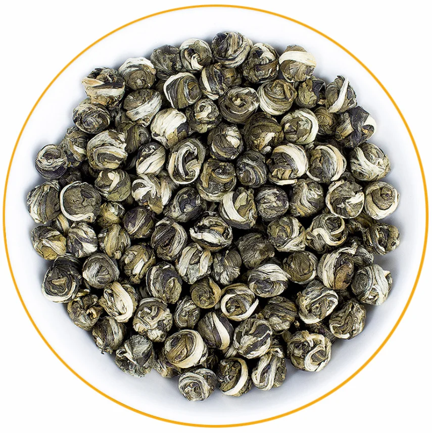 Hot Selling Jasmine Pearl Tea Dragon Ball Shape Scented Green Blooming in Loose Wholesale
