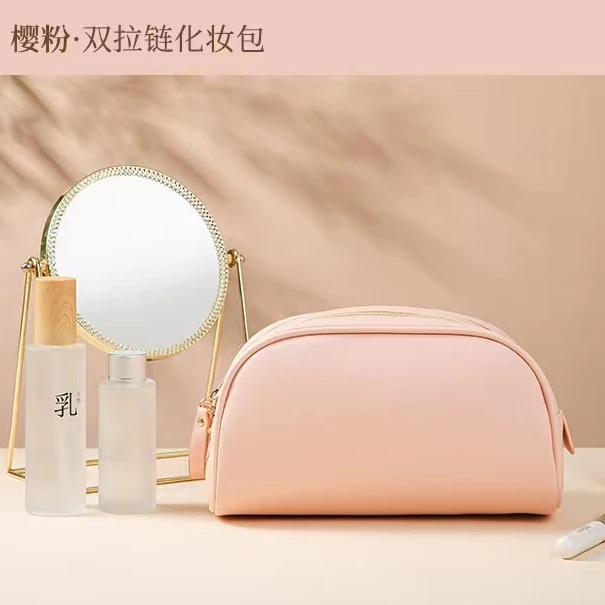 mini make up pu leather personalized small cosmetics custom cosmetic pouch bag for women