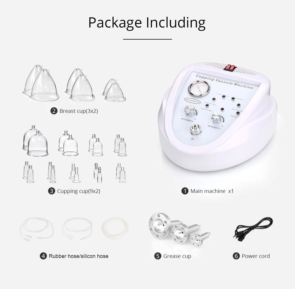 24 Cups Body Massage Vacuum Breast Butt Lifting Beauty Butt Enhancement Machine