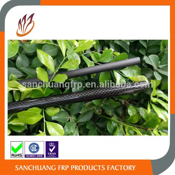 
Dongguan Sanchuang Custom Winding process Carbon Fiber Tube with 3K Surface 