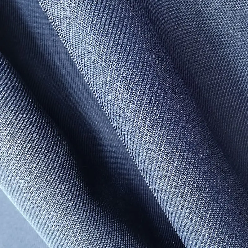 
high quality In stock quick shipment 100%polyester twill Fabric for costume skirt dress trousers coat suit haute couture garment 