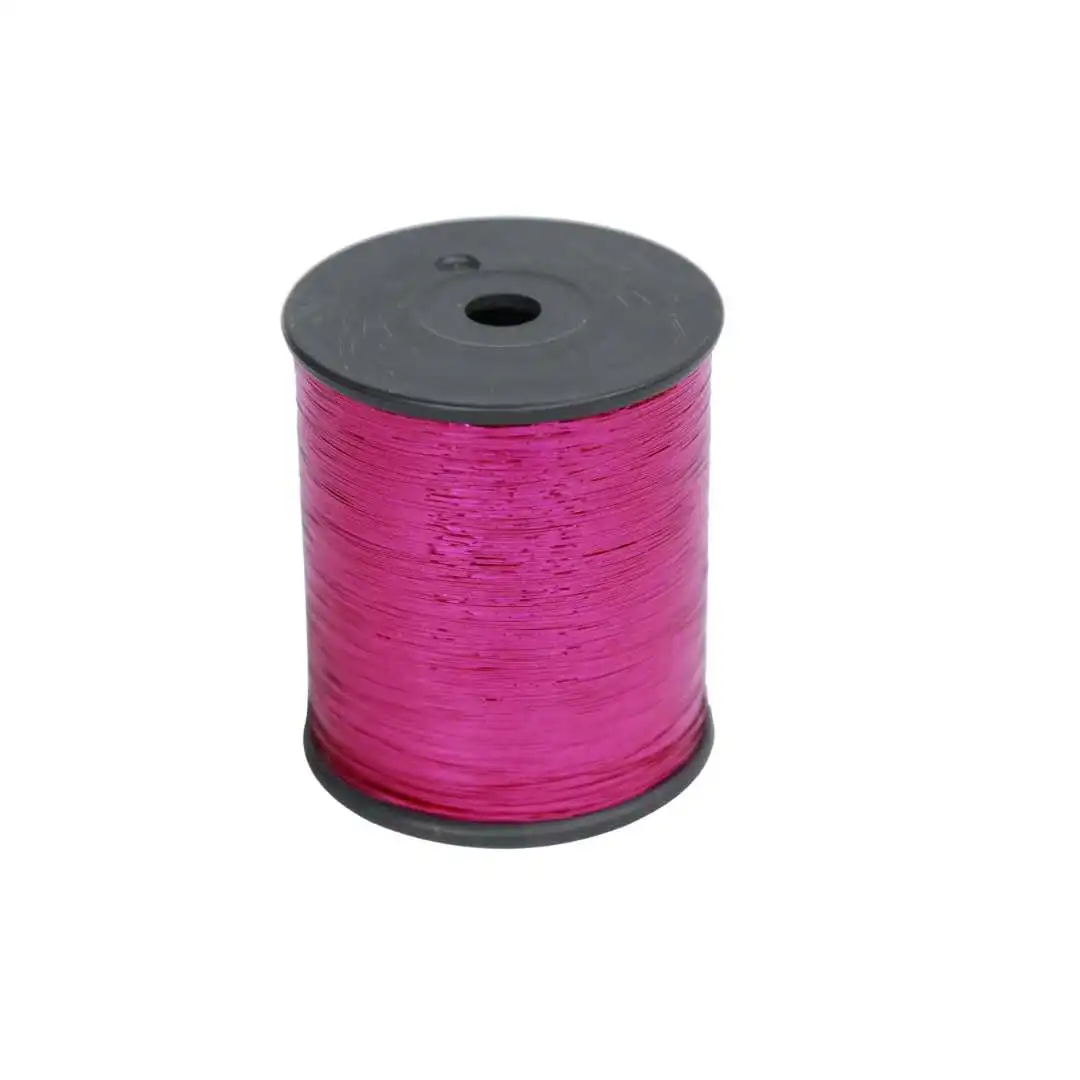 High quality flat color M type 100% metal yarn braided gold and silver thread