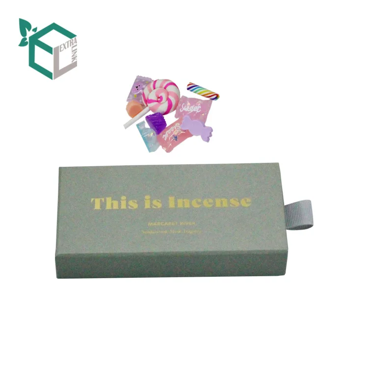 Custom Small Drawer Paper Sandal Incense Powder Packaging Box