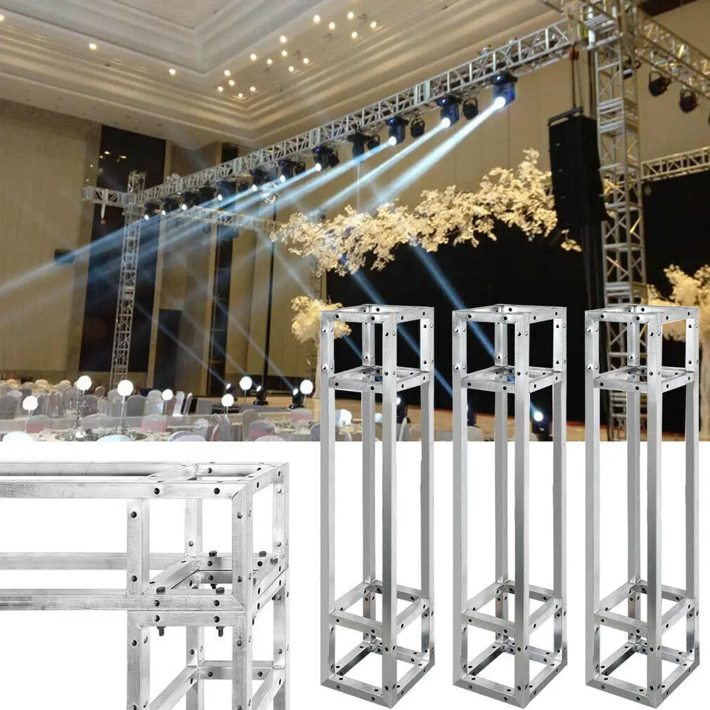 DIY Heavy Duty Metal DJ Truss Stand Square Frame Mobile Lighting Bar Disco Stand