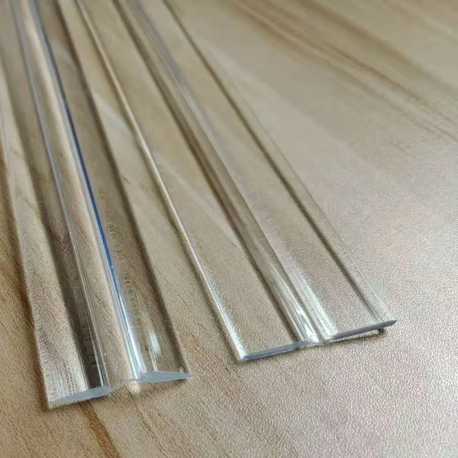 Прозрачный акриловый гибкий шарнир 100 см гибкий складной шарнир PMMA для жилой витрины