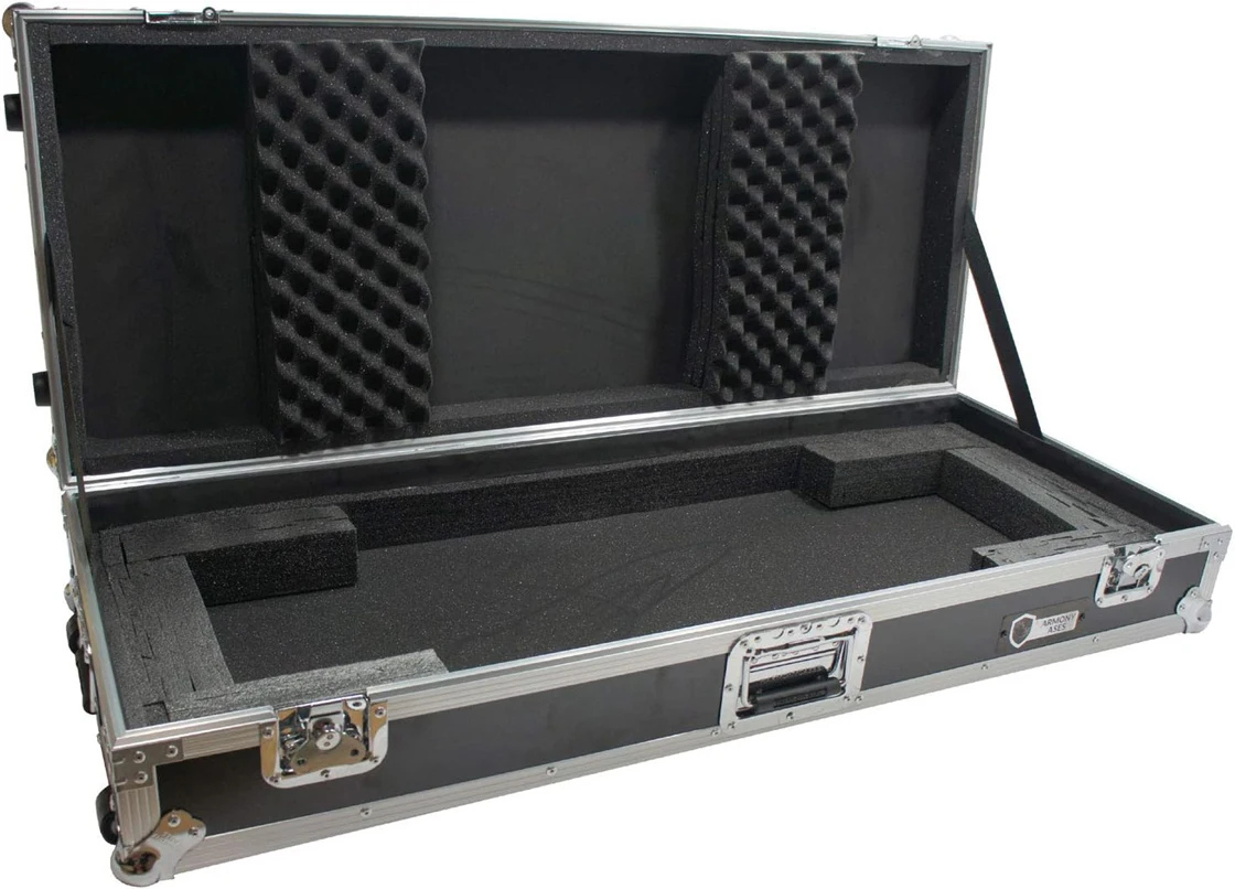 Flight Case ATA Hard Custom Protective Case Compatible with 37/61/76/88 Note Keyboard