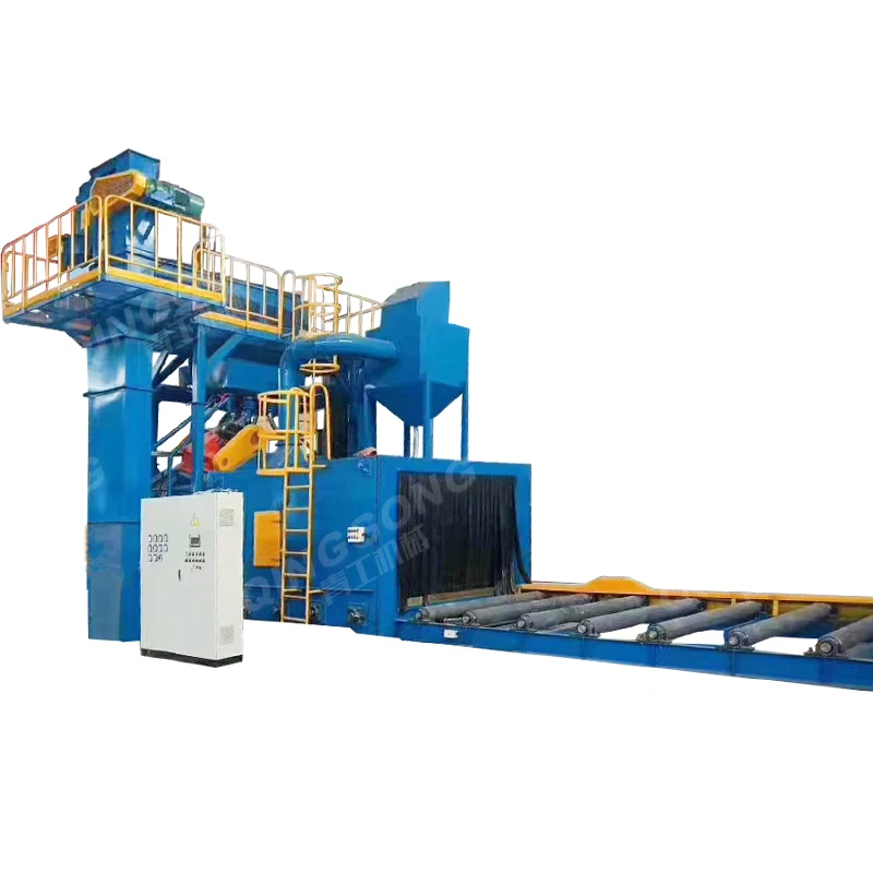 Factory price automatic shot blaster abrator peening shotblasting sand roller conveyor shot blasting machine portable