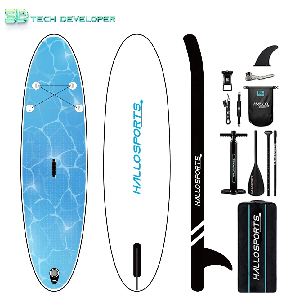Hallosports 314 inflatable paddle board with kayak seat