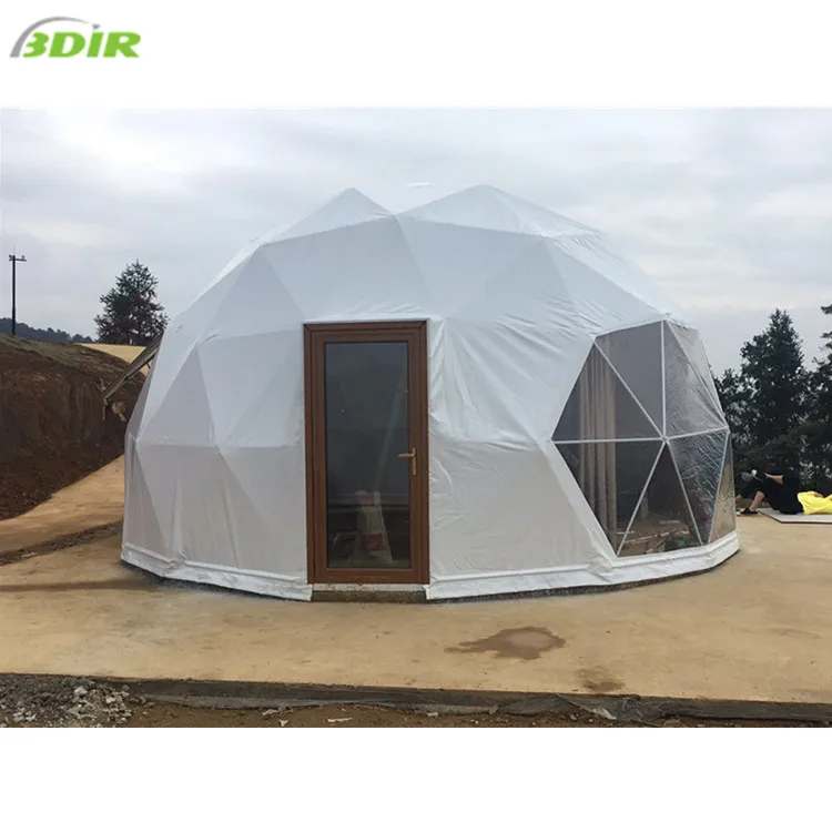 
 Специальный временный дом для строительства, садовый купол Igloo, геодезический купол в Ямайке  