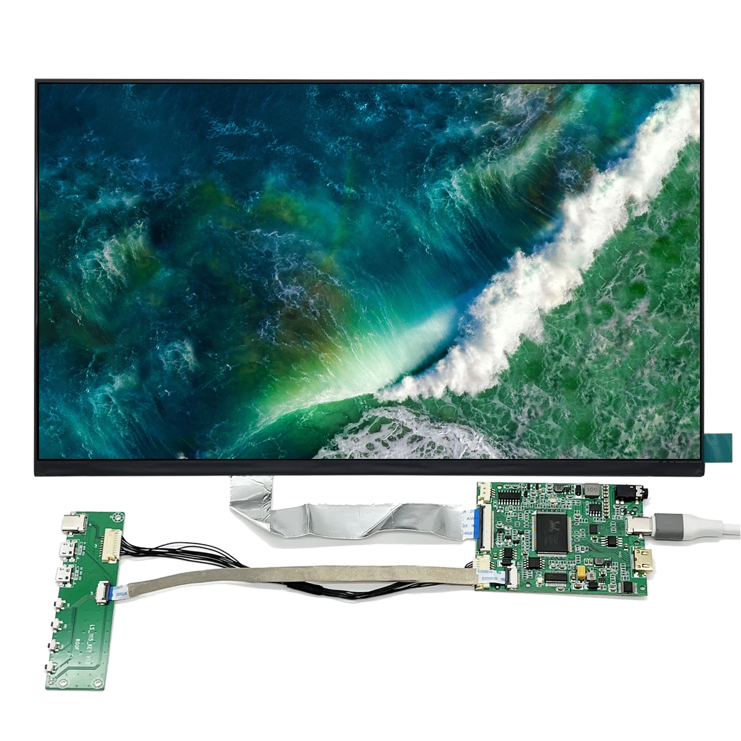 High Quality 13.3 Inch 1080P Display TFT-LCD Module FHD IPS Panel High Brightness LCD Screen with HD/Type-C Driver Board