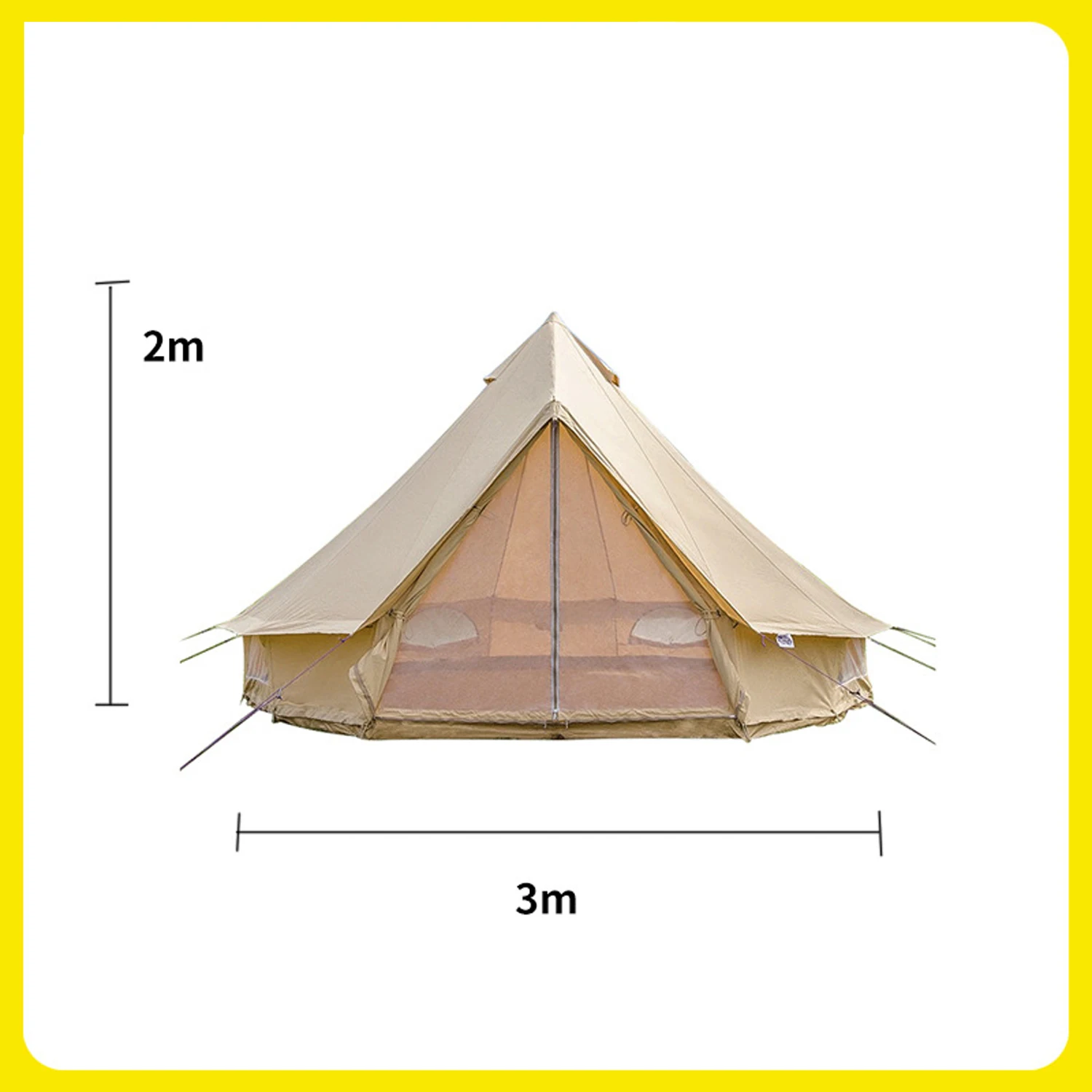 Large bell tent yurt outdoor camping party photo tent