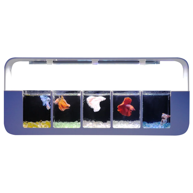 OEM New layered douyu fish tank combination multi grid moonlight jellyfish fish tank integrated tank