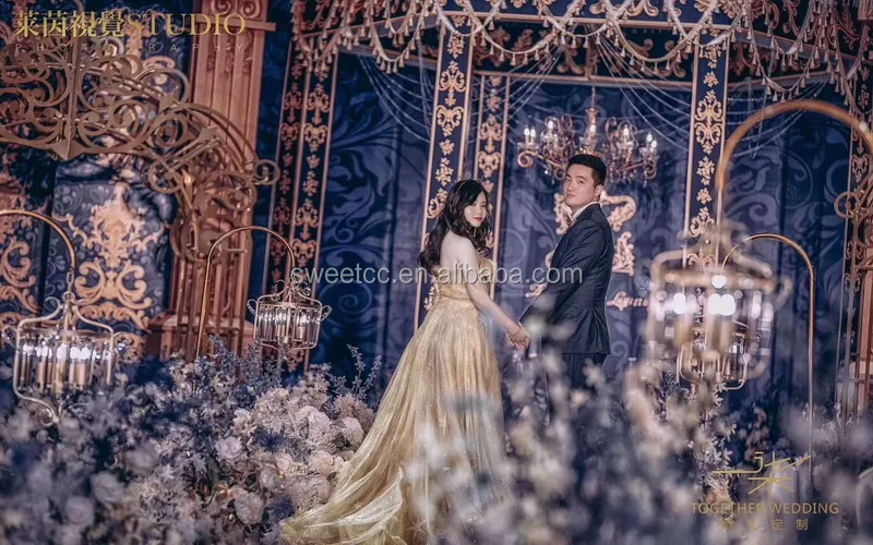 LED New Style Europe Candleholder Candlestick Centerpiece for Home Decoration Wedding walkway