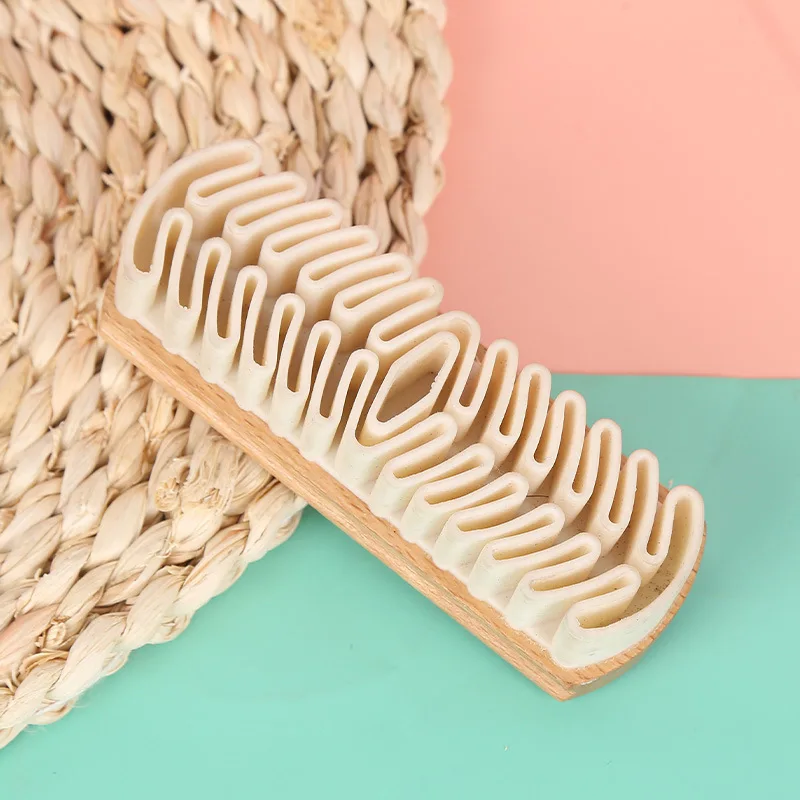 Multifunctional polishing leather rubber suede care cleaning sports shoes nubuck brush wooden handle brush for shoes