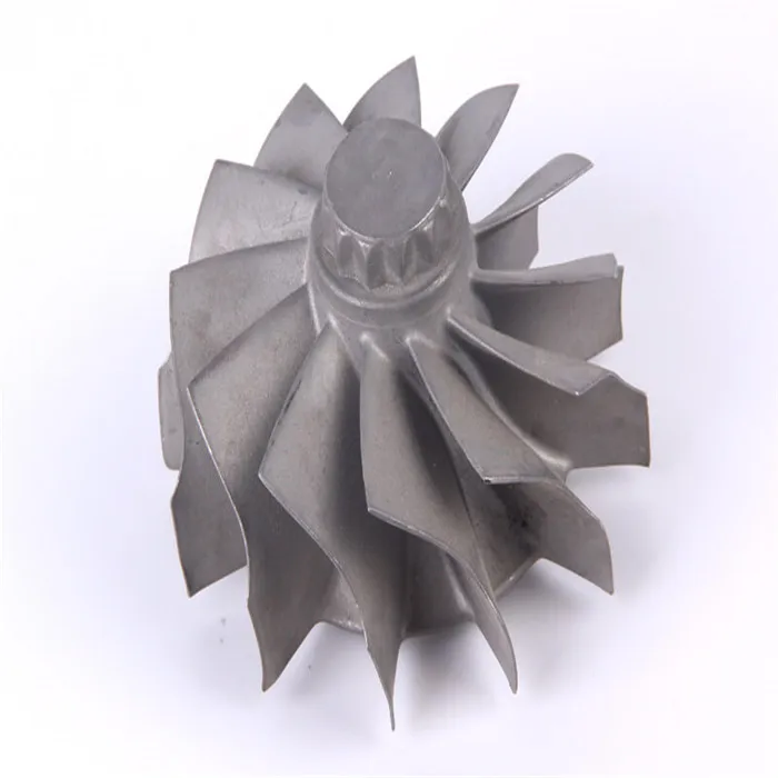 K418 Alloy Reverse Rotation Turbine Shaft Wheel for Turbo